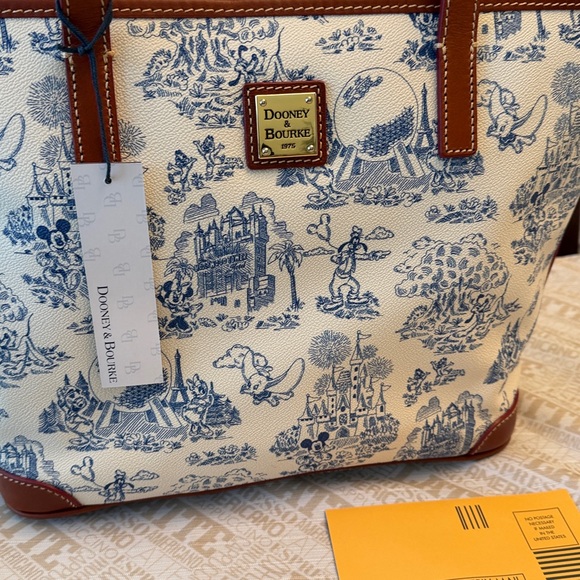 Disney Dooney and Bourke Toile Tote - Picture 2 of 11